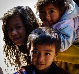 Enfants de Bhaktapur, Népal
