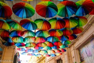 Parapluies, Bucharest, Roumanie