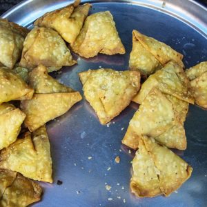 Samoussas, nourriture, Udaipur, Inde