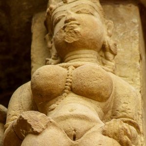 Statues érotique, couple, jain, grand temple, femme, habit, sexualité, bas relief, Khajurâho, Inde