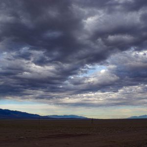 Vers Bulgan, paysage, ciel, Mongolie
