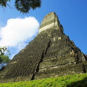 Tikal, temple maya, Guatemala